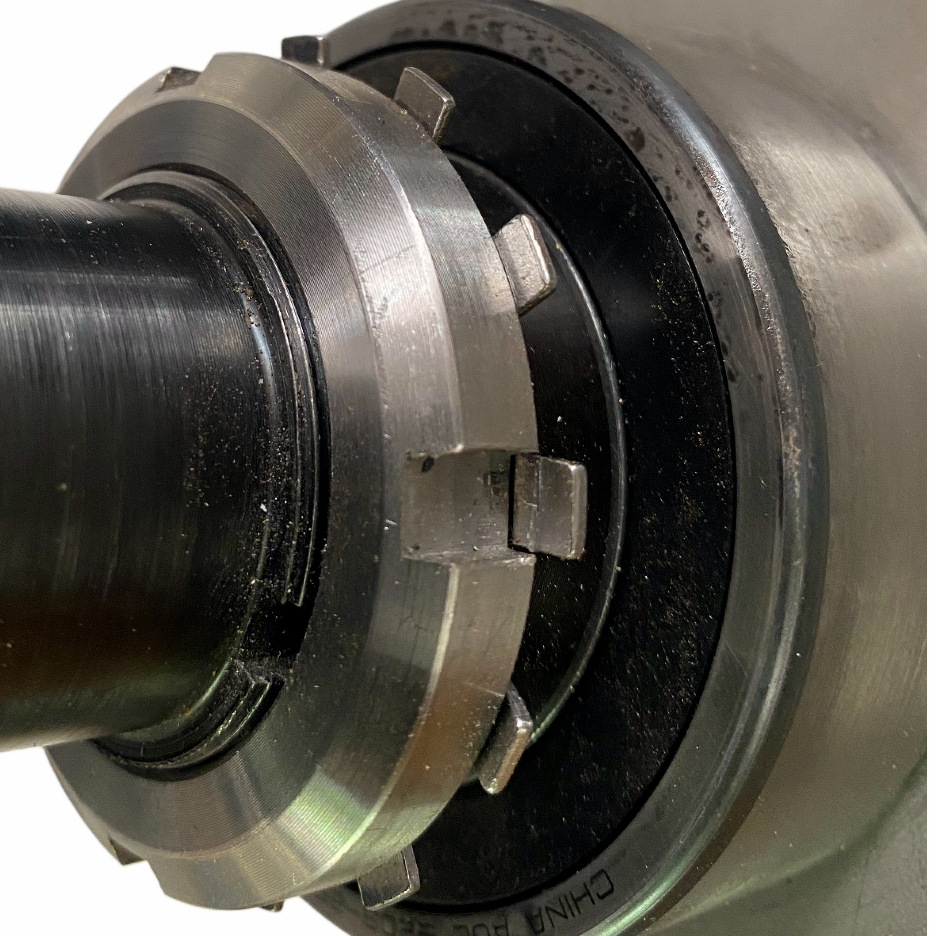 Bearing Nut and Lock Washer for both the Stutey 3040 and Stubby Lathes